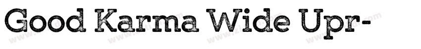 Good Karma Wide Upr字体转换 Good Karma Wide Upr字体转换